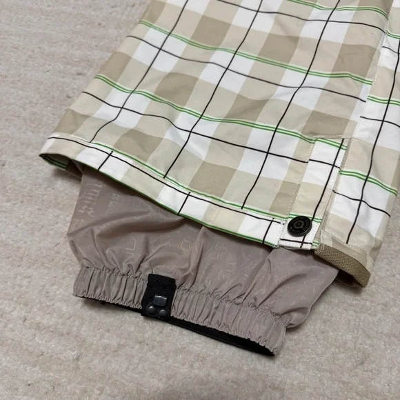 Sessions Motion Avery Plaid Waterproof Snowboard Ski Pants RECCO Size Small - Picture 2 of 16